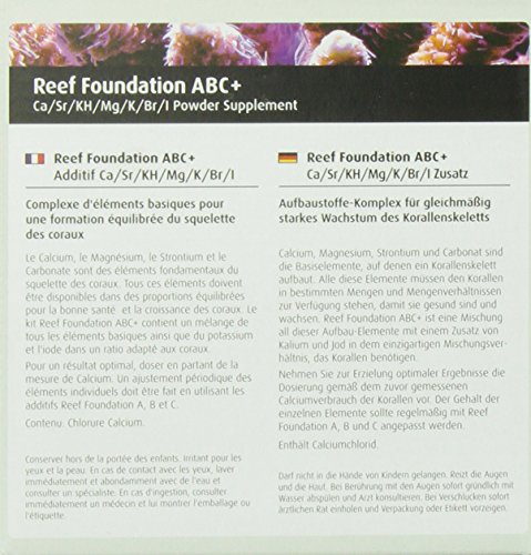 Red Sea Fish Pharm ARE22007 Reef Foundation Salt Water Conditioners for Aquarium, 1kg