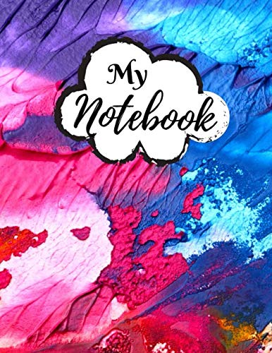 My Notebook: Kindergarten Handwriting Paper Notebook With Lines for ABC Kids - 120 Pages - Large (8.5 x 11 inches) - Premium Painting Cover (Vol.06)