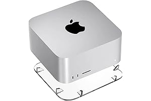 Acrylic Desktop Stand for Mac Studio, Space Saving & Improved Airflow