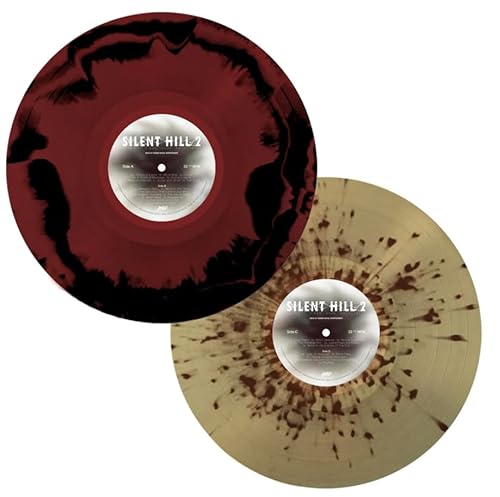 Silent Hill 2 Video Game OST Red & Black Swirl / Mud Splatter Exlcusive Version!