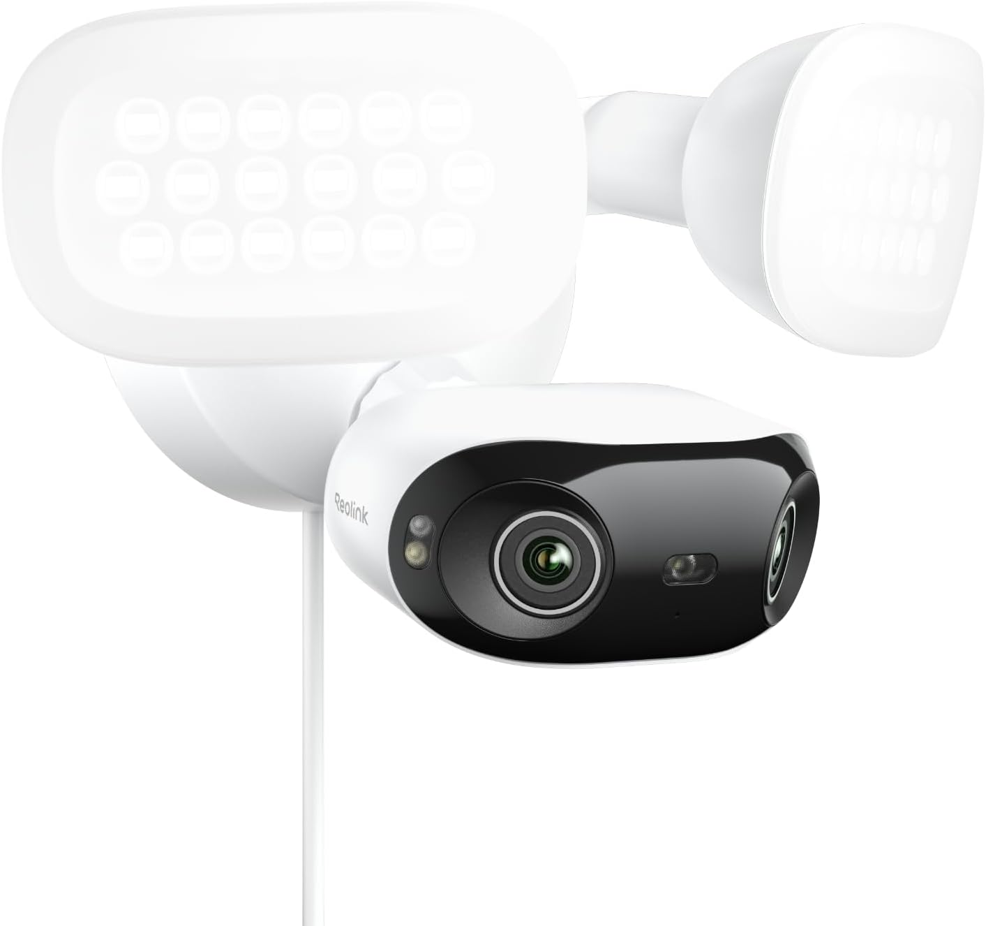 Reolink Elite Pro Floodlight PoE, 16MP Dual Lens 180°, 2800 Lumen Lighting, Full Colour & Infrared Night Vision, Smart Detection, 24/7 Recording with Motion Track