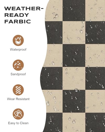 35L Large Beach Bag, Waterproof Sandproof Beach Bags for Women, Beach Tote Pool Bag with Zipper Wet Compartment3