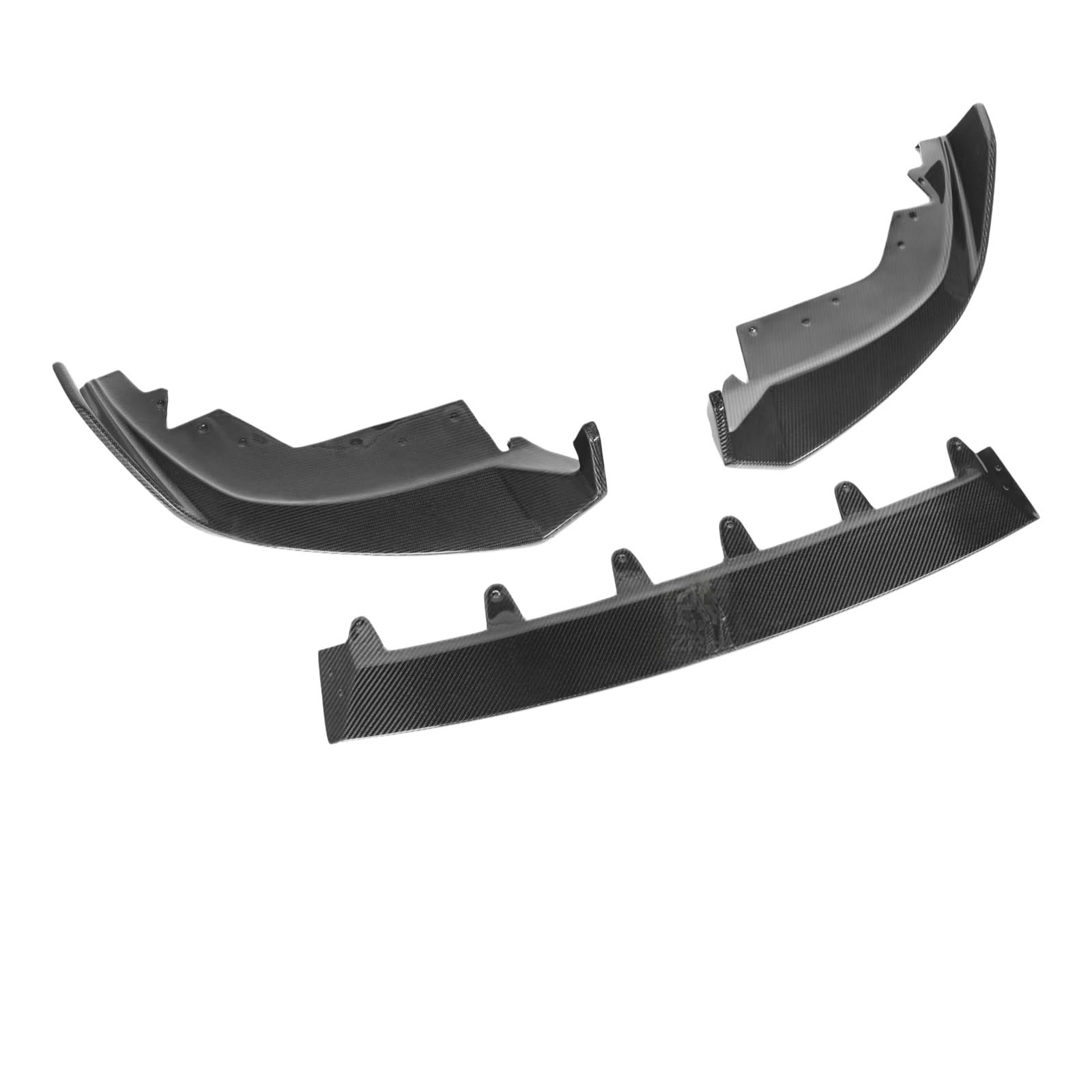 Styl ADR sucha dokładka przedniego zderzaka z włókna węglowego kompatybilna z BMW serii 3 G20 G21 Trouing 325i 330i M340i LCI przedni zderzak samochodowy Spoiler część rozdzielająca nakładki zderzaka