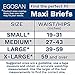 Egosan Maxi Incontinence Disposable Adult Diaper Brief with Tabs Maximum Absorbency and Adjustable for Men and Women (Large 15-Count)