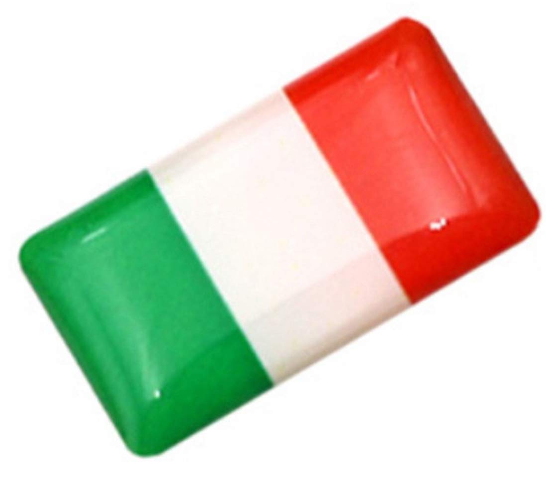 Tecnostore Adesivo 3D Mini Bandiera Italia Italiana USA Francia UK Auto Computer Moto Smartphone
