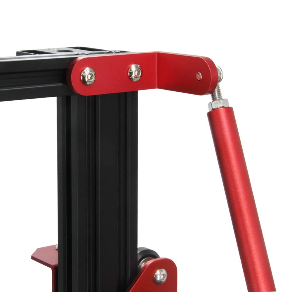 Befenybay Juego De Barras De Soporte Para Impresora 3D Creality CR-10S Pro Y V2 – Aluminio Rojo – Mayor Estabilidad Y Menos Vibraciones