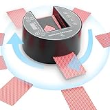 MJYP.in Automatic Card Dealer, Rechargeable Automatic Poker Card Dispenser 2 Decks 360° Rotating Suitable for UNO Blackjack Spades Old Maid War and Bridge, Poker Accessories