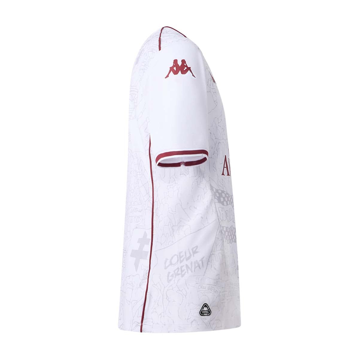 Kappa Kombat Pro 2026 Away FC Metz Act Jersey | Style Sportif | Disponible en Plusieurs Tailles/Couleurs | Blanc M
