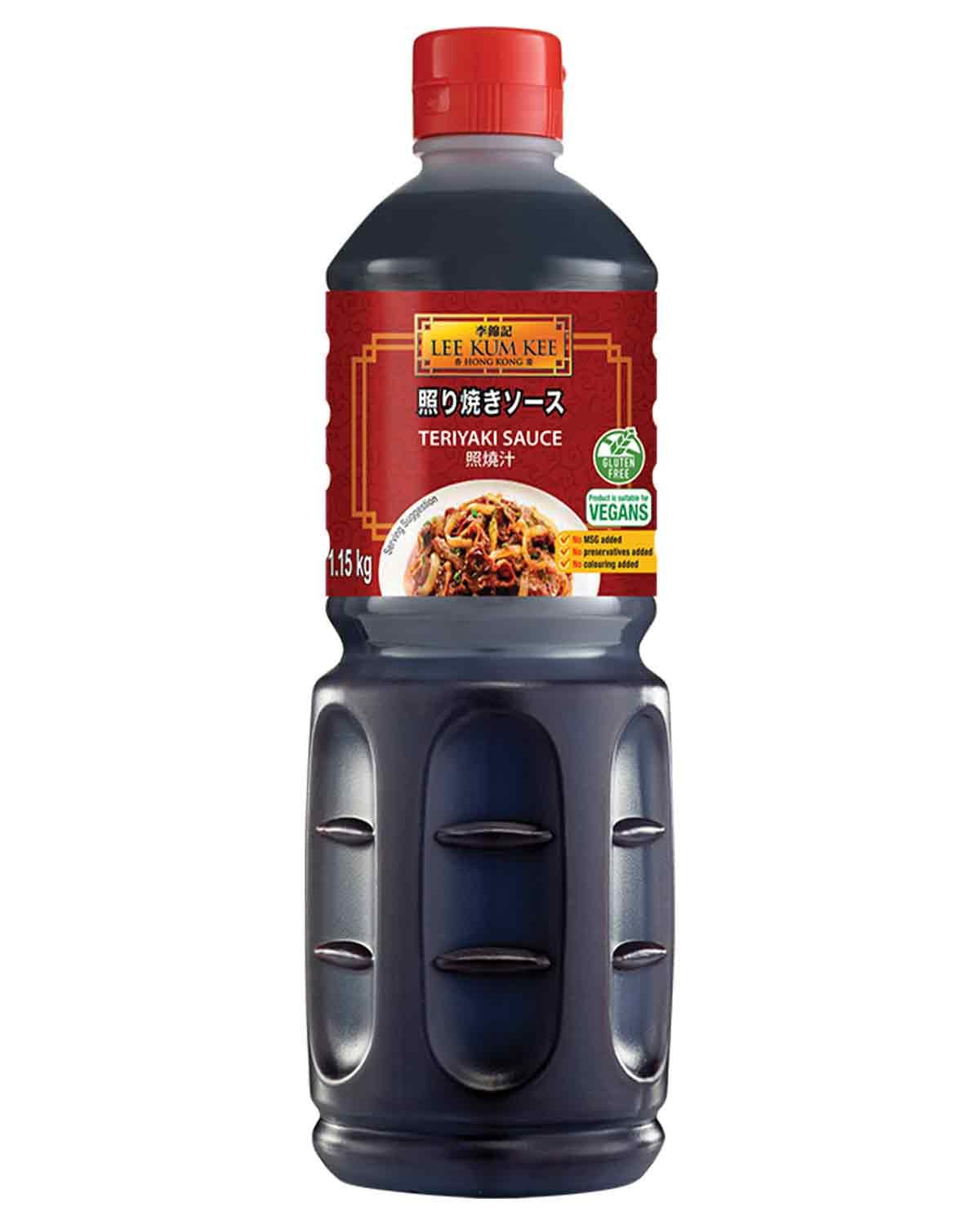 LEE KUM KEE Teriyaki Sauce, Glutenfrei, für Veganer geeignet, Sauce zum Marinieren und Kochen von asiatischen Gerichten, 1 x 1,15kg