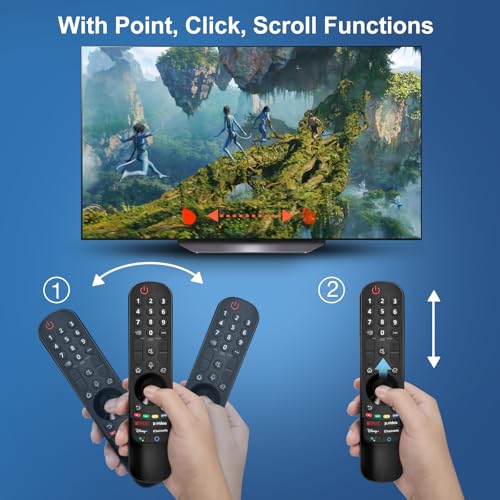 Magic Remote for LG-Smart-TV-Remote-Control-Replacement with Pointer and Voice Function,Compatible with LG 2021/2022/2023/2024 UHD OLED QNED NanoCell 4K 8K Smart TV – Image 6