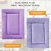 PET SPPTIES Hundebett Weiches und Warmes Matten Hundekissen Waschbarn kuschelig Umkehrbar Haustier Sofakissen PS085 (90X70 cm, Purple)