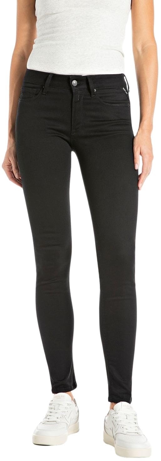 REPLAY Wh689 Jeans, 098 Black, 31W x 30L Women's, 098 Black, 31W x 30L