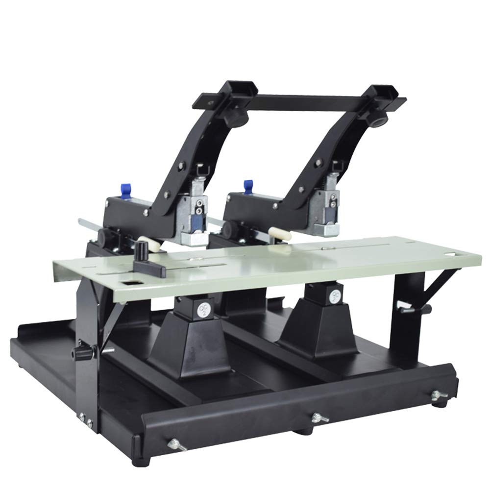 Hanchen Grapadora Manual con Doble Cabeza 60 hojas Profundidad Ajustable 0-100mm para Oficinas Papelerías Escuelas
