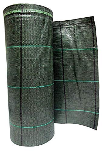 Telo Pacciamatura Anti Erbacce - Verde/Nero/Bianco, 103g/m2, Permeabile, UV Stabilizzato, Varie Misure