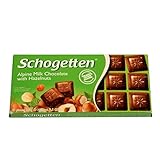 Melhor Chocolate de 2025: Guia de Compra Completo 3 Schogetten - Alpine Milk Chocolate & Hazelnuts - Importado Alemanha - 100g