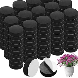 Macetas Con Patas Altas XSHAO® 150 unidades invisibles para macetas, patas redondas, de EVA, antideslizantes, con almohadillas autoadhesivas fuertes para todo tipo de interiores, exteriores, patas de muebles