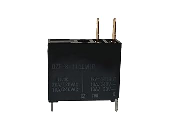 OZF-S-112LM1P 20A 12VDC 4-Pin Relay for Water Heaters and Microwaves - Reliable Power Control