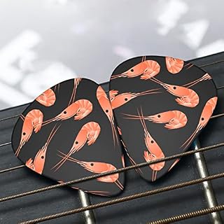 Lot de 12 médiators plats pour guitare basse électrique et acoustique Motif crevettes - Les Beatles, Paul McCartney, John Lennon, RIngo Starr, George Harrison Lot de 12 médiators plats pour guitare basse électrique et acoustique Motif crevettes – Image 7