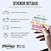 Dont Like Abortion Ignore Them Like School Shootings Sticker Mental Healthcare Waterproof Die-Cut Vinyl Stickers for Water Bottle, Laptop, Scrapbook, Fun Aesthetic Gifts for Her or Him