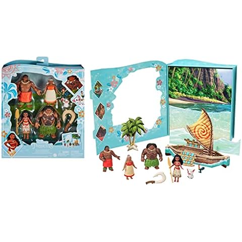 Mattel Moana Story Pack with 6 Characters Cover