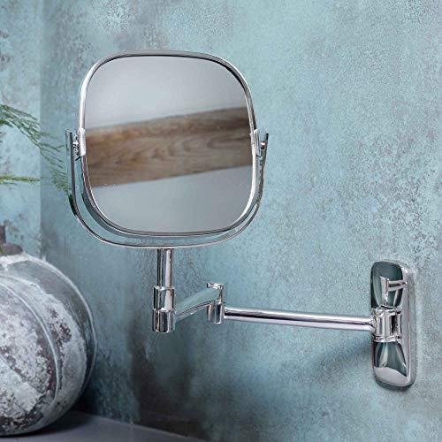 Robert Welch Burford Extending Mirror. Made from the highest quality stainless steel. EASY CLEAN. 25-YEAR GUARANTEE