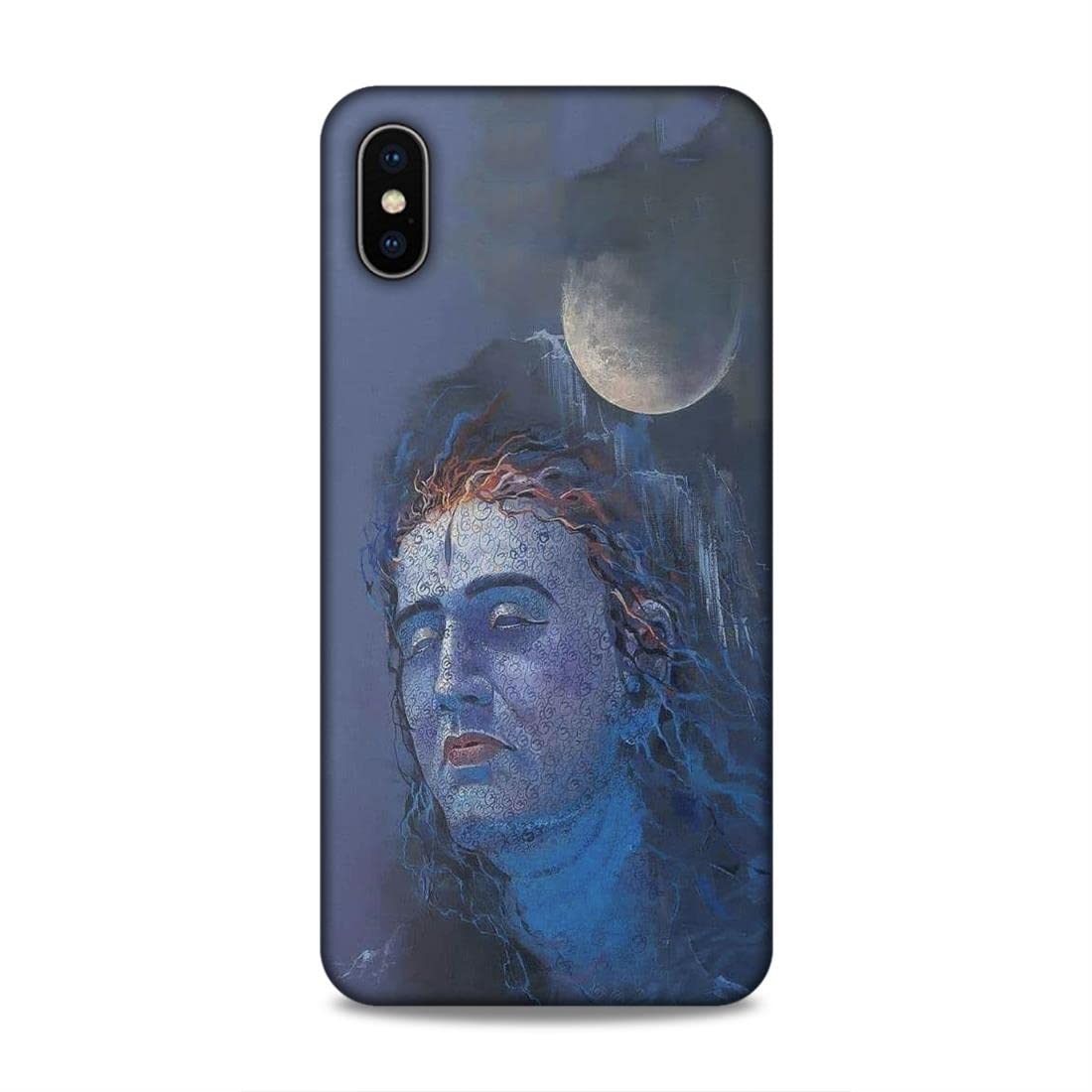 ragy Moon, Night Love, Bholey Baba, Shiv ji-362 Printed Hard Back Case Cover for iPhone Xs Max (for Girls Boys)