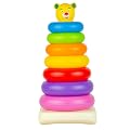 TOY FUN Stacking 7 Rings for Kids | Multi Colour Toddler Activity | Non Toxic Safe for Kids