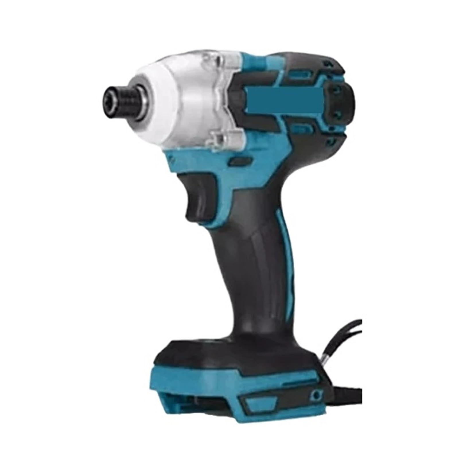 Llave de Impacto Llave De Impacto Eléctrica Sin Escobillas De Alto Torque, 520N.m, 1/2 Y 1/4 De Pulgada, Compatible con Batería De 18V(Type C No Battery)