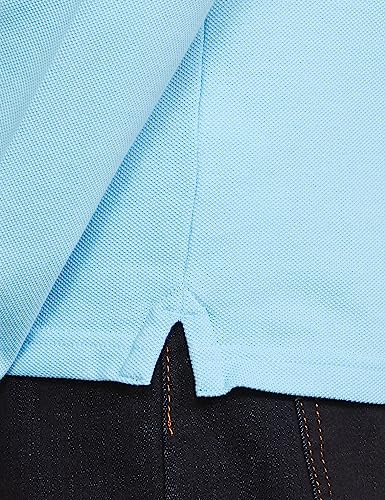 Image of United Colors of Benetton Men's Cotton Slim T-Shirt (3099J7118I Sky Blue KL)