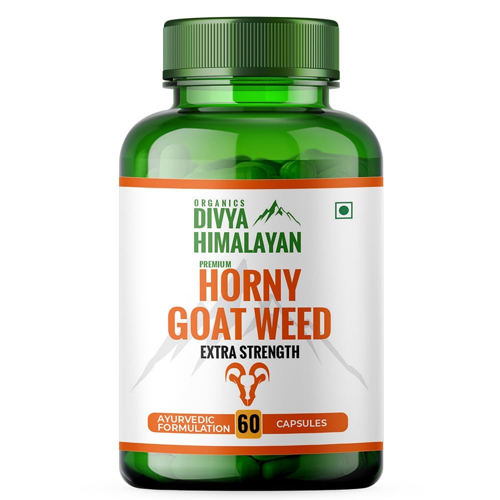 Divya Himalayan Plant Based 800 MG Horny Goat Weed Capsules with Maca Root Extract Powder, 60 Veg Capsules (B0CTQDTFXH) Amazon Price History, Amazon Price Tracker