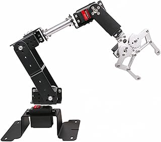 Robot Arm Kit 6 DOF Robot Manipulator Metal Alloy Mechanical Arm Clamp Claw Kit, 996 3518 for Robotics Education Robotic Arm (Size : Package 2)