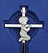 Silver Boy wall Cross Infant Blessing Baby Plaque Wall Decor Hanging Infant Gift Communion Baptism Birthday Great Gift New