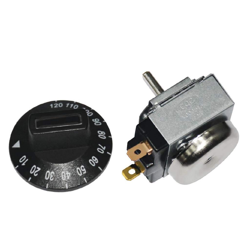 Buffalo AJ094 Bakelite Timer and Button for DM079-02 46mm x 50mm x 55mm