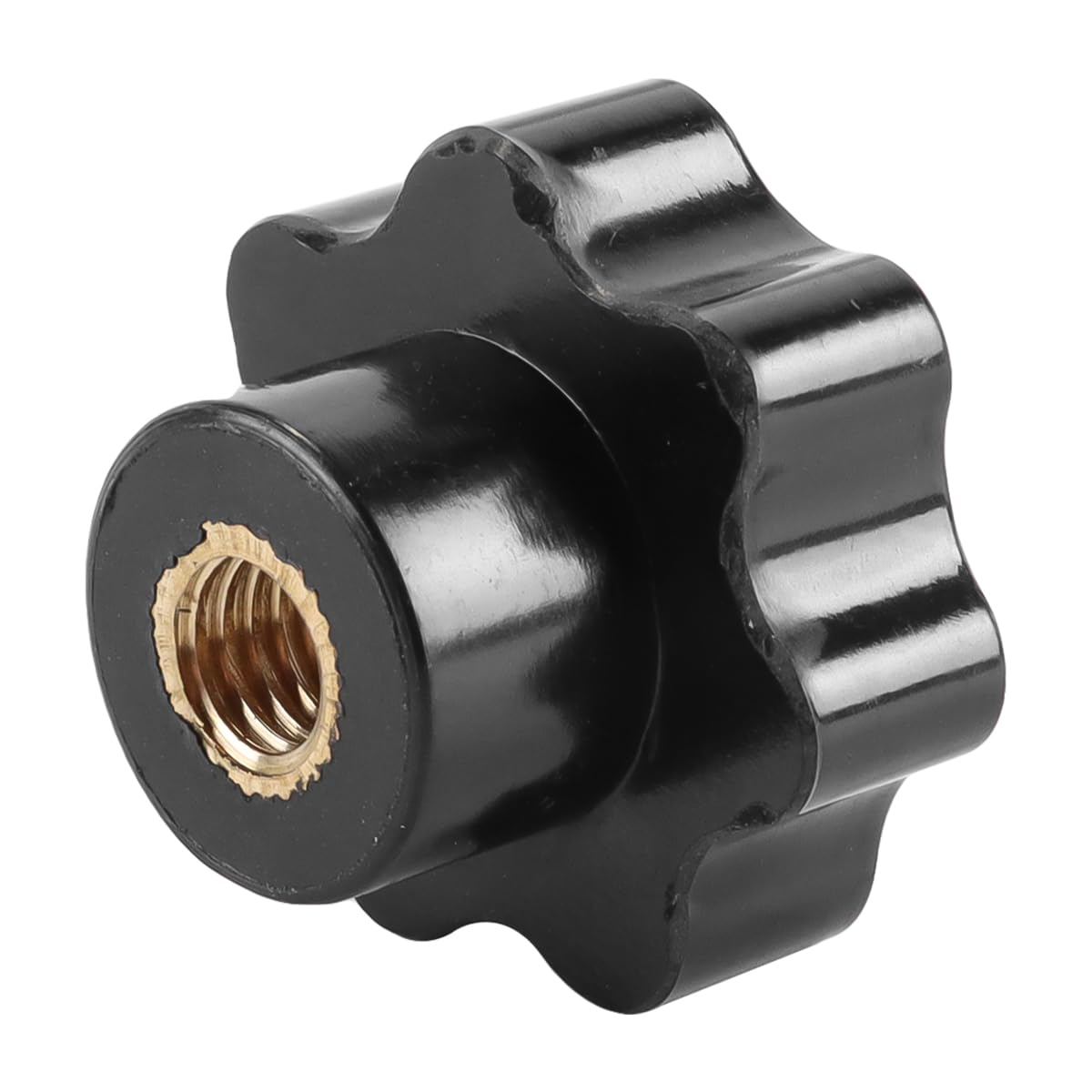 6 pezzi di dadi a stella M8 con impugnatura zigrinata, dadi a stella da 32 mm con filettatura interna per attrezzature meccaniche, mobili, attrezzi da fitness