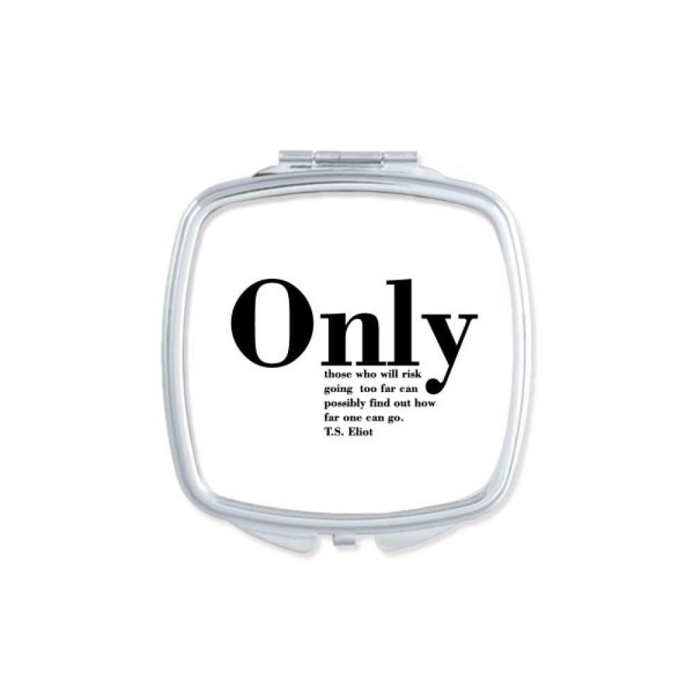Miroir de poche portable Lao Tseu petit miroir de main