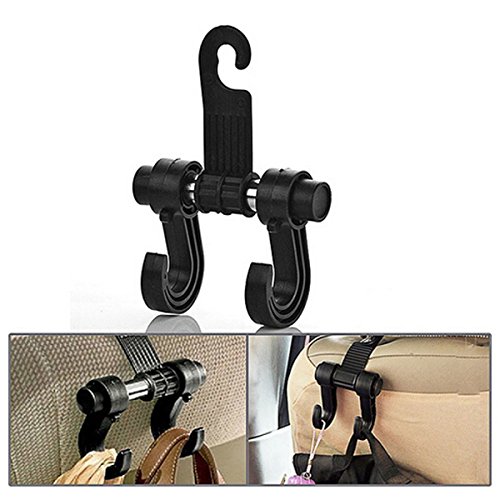 KingMas Practical Convenient Auto Car Vehicle Seat Headrest Bag Hanger Hook Holder