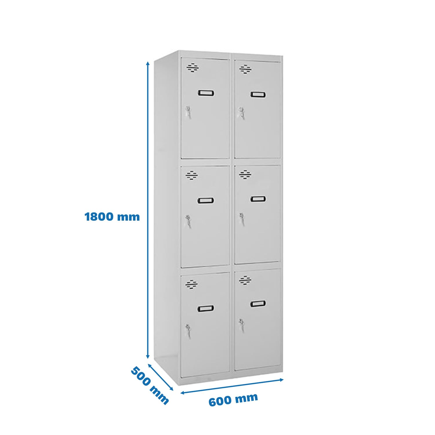 Simon Rack Taquilla Vestuario 3 Puertas 1800x600x500 mm - Simonlocker