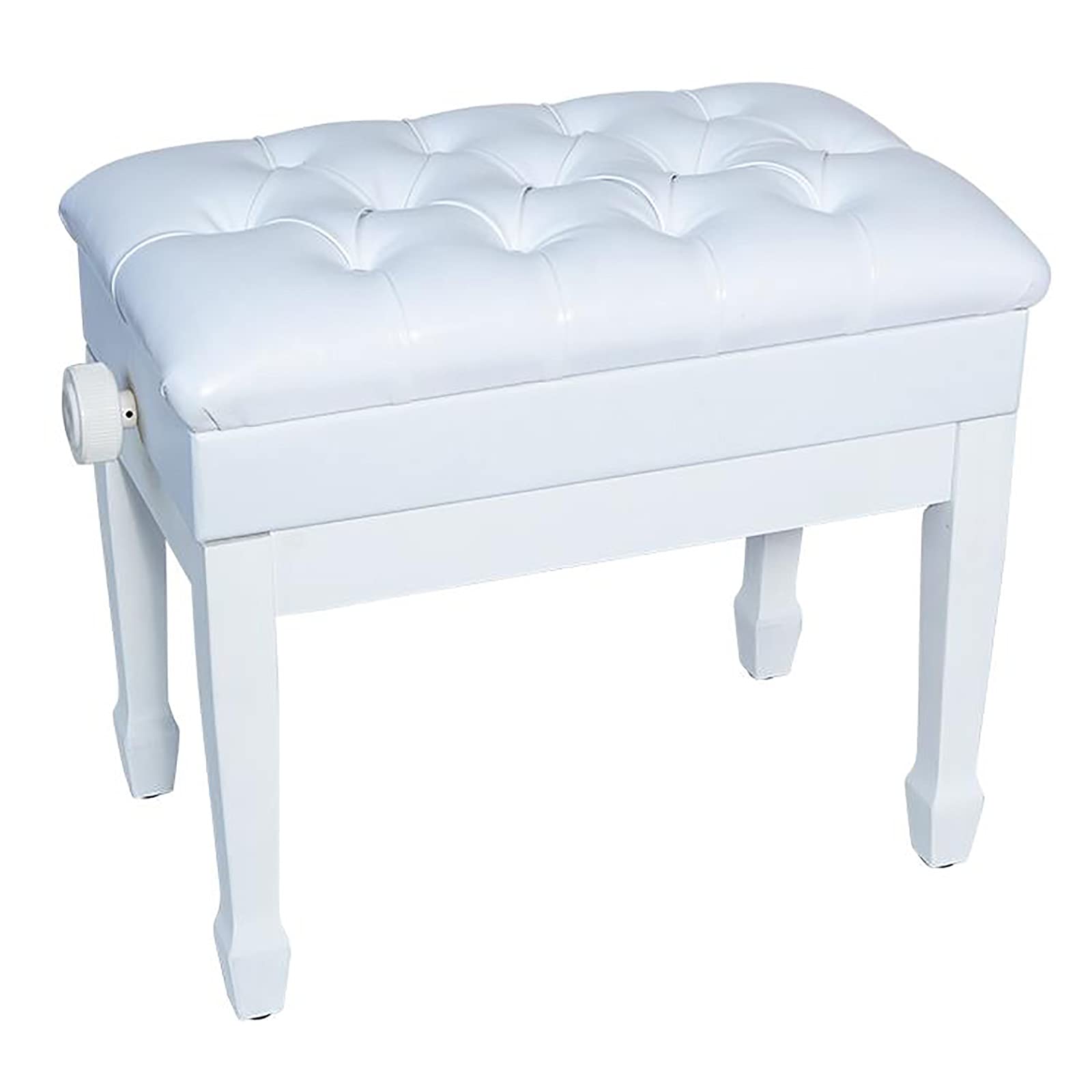 Banco de Piano Taburete Piano, Taburete de Piano, tocador, Taburete de Piano Ajustable con Almacenamiento de música, Teclado cómodo con