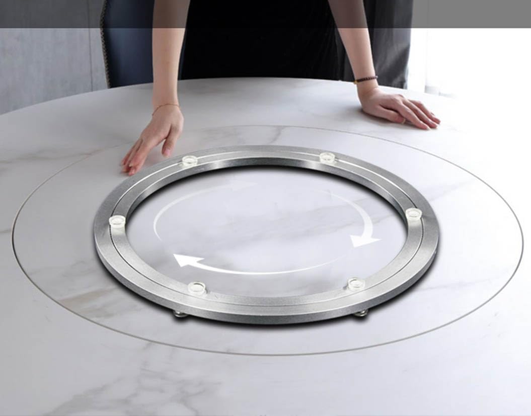 Lazy Susan Turntable Giratorio, Rodamiento Giratorio De Aleación De Aluminio, Base Giratoria Manual, Ø 14 20 25 30 35 39 45 49 58 60 69 79 Cm (Tamaño : 58cm(22.8inch))