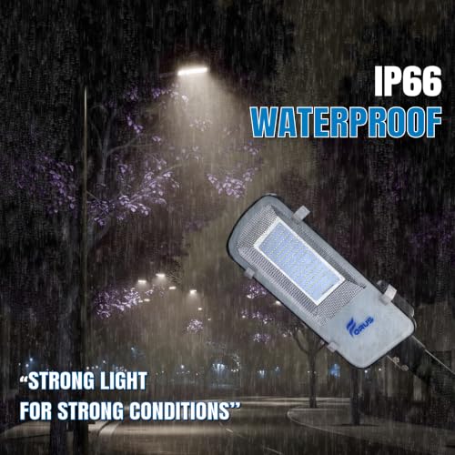 Image of Forus 120W LED Street Light Outdoor with 4 Year Warranty, IP66 Waterproof Decorative Focus Natural White Light for Road, Garden, Events, Security, Terrace, Landscape, Pathway, Building Lighting (1 PC)