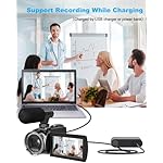 Video Camera Camcorder HD 2.7K 36MP Video Recorder Camera Vlogging Camera for YouTube Video Camera Camcorders for Kids with 3.0" LCD Screen and 32G SD Card - Image 5