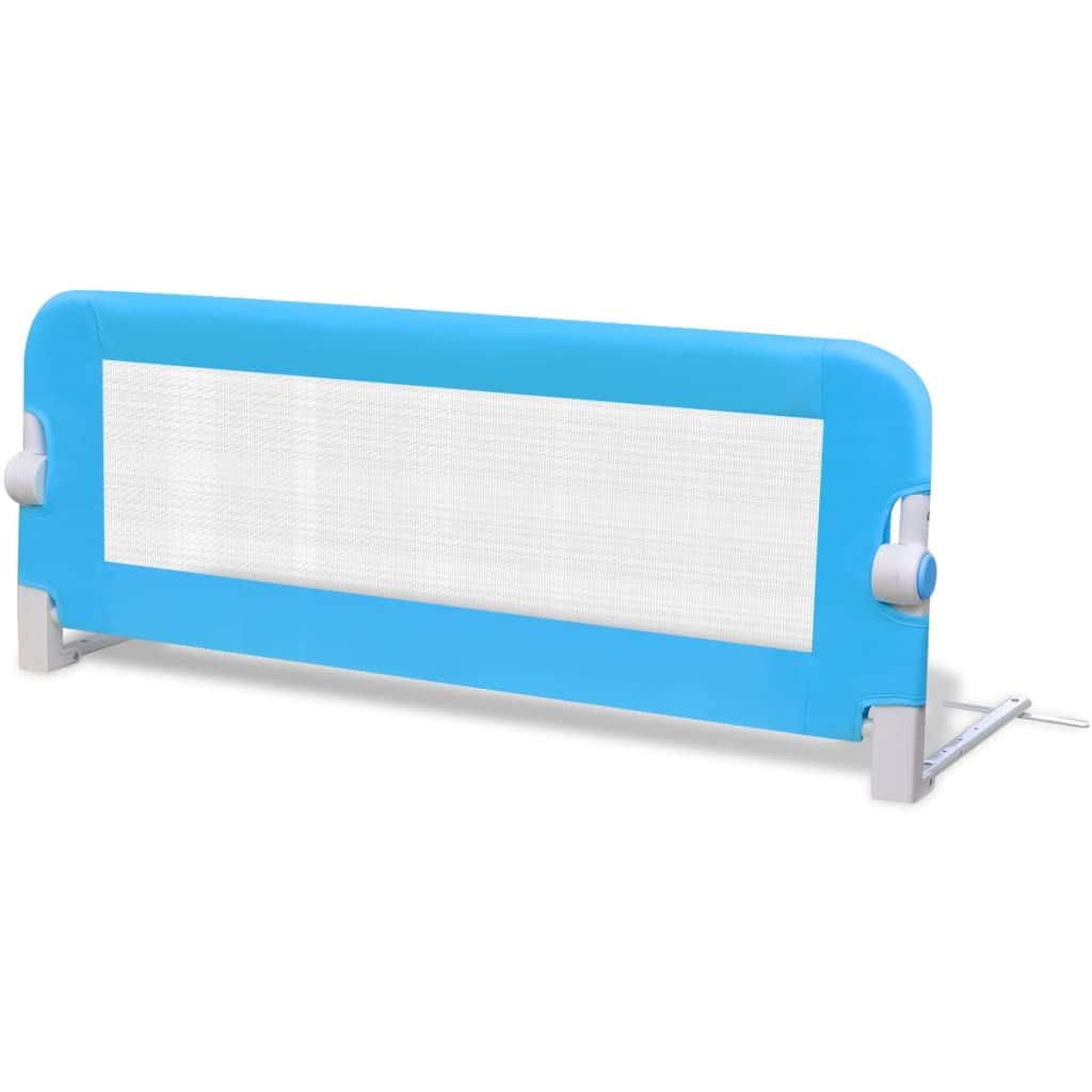 Festnight Barrera de Cama Barrera de Seguridad Infantil para la Cama 102 x 36,5 x 42 cm Azul