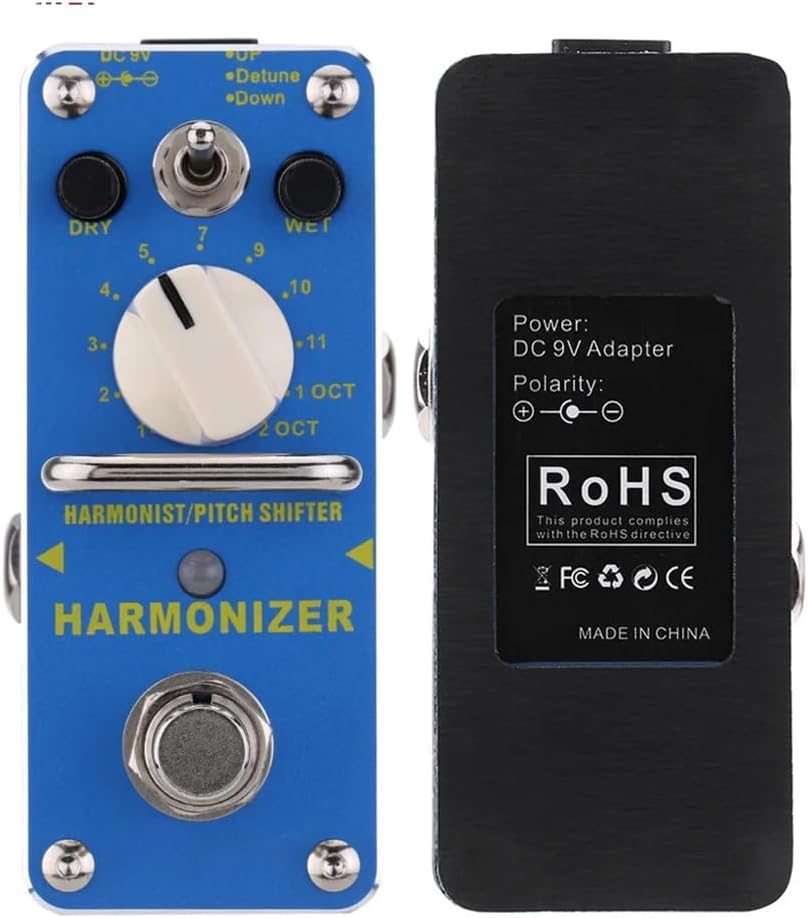 Harmonizer Electric Guitar Effect Pedal Harmonist Pitch Shifter Mini Guitar Effects Pedal True Bypass Guitar Parts Accessories