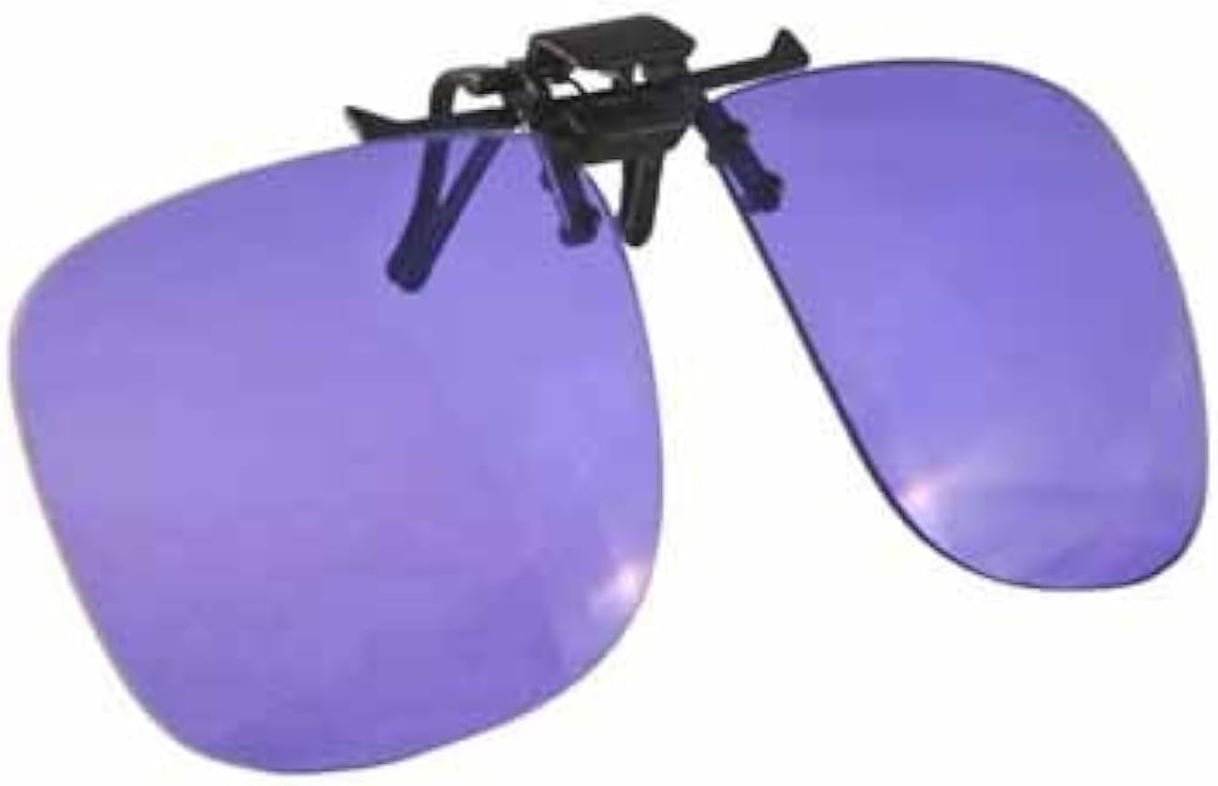 Sodium Flare Polycarbonate Clip-on Flip-up Lampworking Glasses