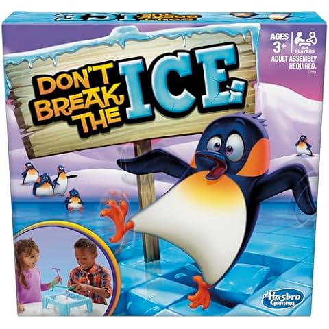 Hasbro Gaming Don't Break The Ice Preschool Game, Board Games for Kids Ages 3 and Up Cover
