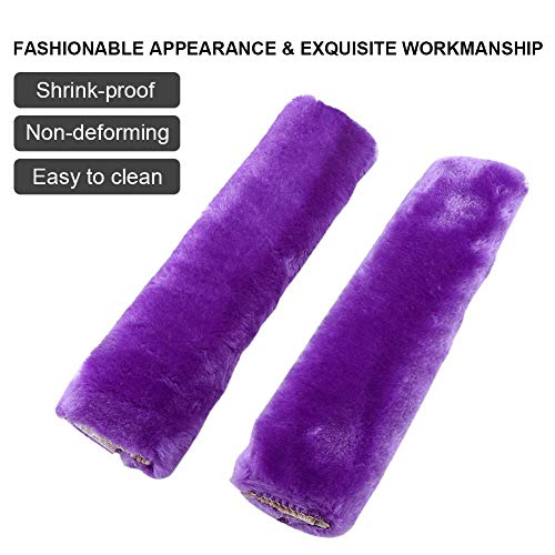 2Pcs Seatbelt Strap Cover, Soft Comfortable Plush Seatbelt Shoulder Pads For Car Seats, Strollers (Purple) #TOP1