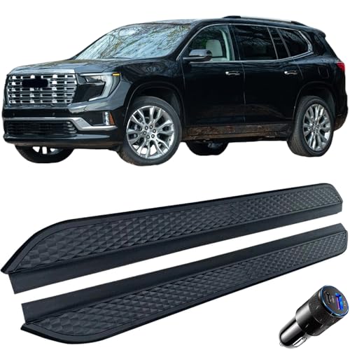 2 estribos laterales fijos en aluminio para GMC Acadia 2024-2025 miniatura 1