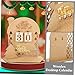 NOLITOY 1set Wooden Christmas Cabin Countdown Calendar Advent Decor for Home Classroom Office Material All Tools Included Festive Holiday Decoration