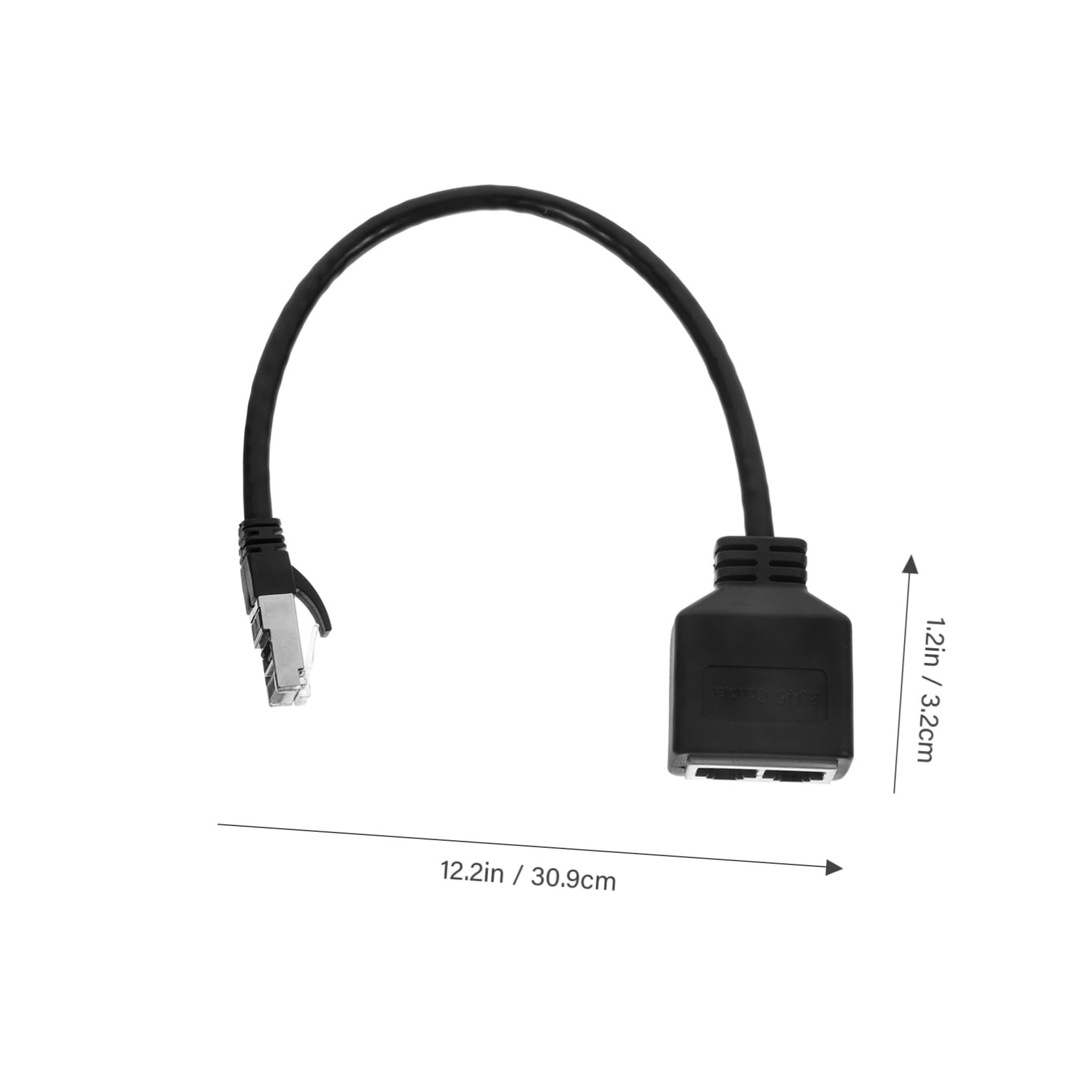 Yardenfun Ethernet Splitter 1 to 2 Adapter High Speed Coupler for Network Cables
