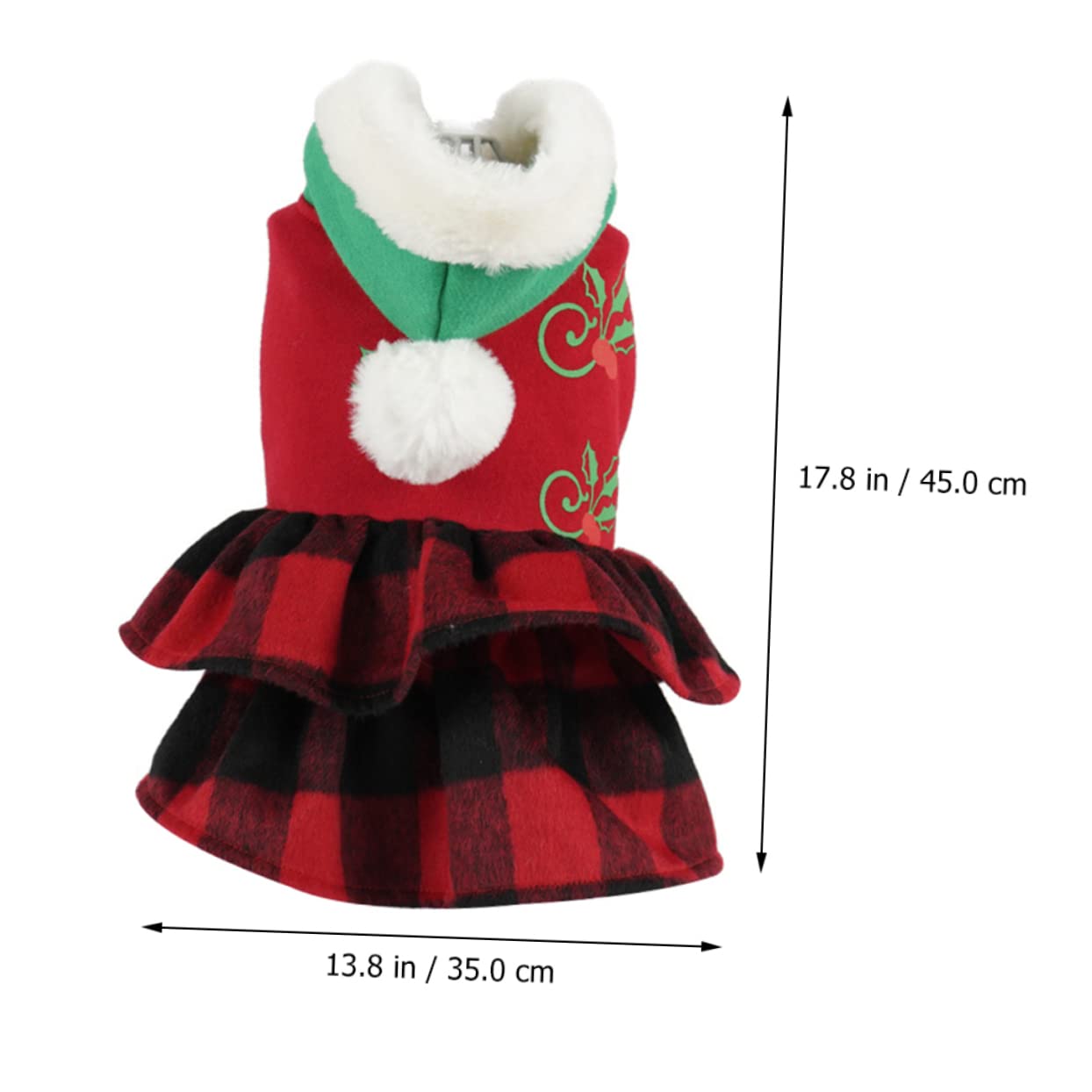 minkissy 3 Stücke Haustier Hund Weihnachten Transformation Kostüm Nette Hund Kostüme Xmas Hund Kleidung Katze Weihnachten Outfits Welpen Weihnachtskostüm Hund Weihnachten Tuch Kleid Polyester Erdtöne
